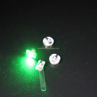 Accessoires de décoration lumineuse LED RVB clignotants, mini, carrés, ronds, activés par vibration, personnalisés