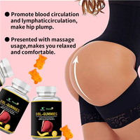 Winstown OEM BBL Gummies pour l'amélioration des hanches à la pêche, supplément de vitamine E, soutien naturel pour le lifting des fesses et des courbes corporelles