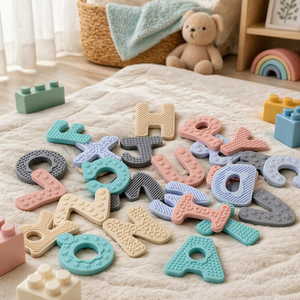 Set di Lettere Magnetiche in Silicone Sensoriale, 26 Pezzi A-Z, Magneti <span class=keywords><strong>per</strong></span> Frigorifero, Gioco Educativo Montessori - Product Image 4