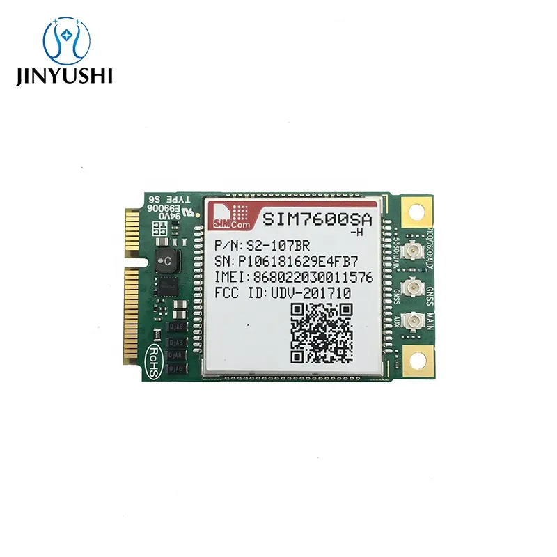 SIMCOM SIM7600SA-H CAT4 + GPS Module Nieuwe Originele SIM7600X-H met Firmware updaten gereedschap datasheet PDF windows driver