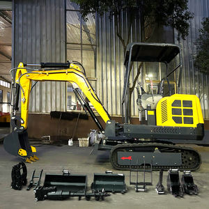 Mini Escavadeira 2.5 Toneladas Digger Modos Operacionais Opcionais para Peças/Equipamentos De Precisão CE Certified Small Rawler Escavadeira - Product Image 6