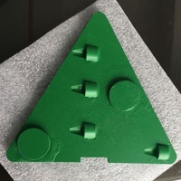 Plaque de meulage diamantée à liaison métallique triangulaire ChinShine pour sols en béton et pierre