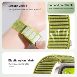 Bracelet en nylon tressé pour Apple Watch, bracelet de sport en tissu pour montre connectée, bracelet pour iWatch - Product Image 5