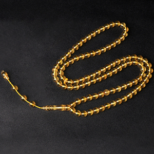 Chaîne musulmane <span class=keywords><strong>YS300</strong></span>, Tasbeeh islamique, perles de prière en ambre Kehribar, chapelet rond de 99 perles, pierre de lynx d'Arabie Saoudite, Tasbin, Tasbih, Misbaha - Product Image 2