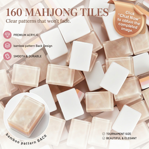 Tuiles de jeu de Mahjong de luxe en acrylique à 4 couches, anti-décoloration, écologiques, gravées au laser, pour enfants, marque <span class=keywords><strong>Leti</strong></span>, vente en gros, offre spéciale - Product Image 3