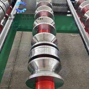 Decorative Water Wave Color Steel Roof <b>Tile</b> Manufacturing Machinery Full-automatic Roll Forming Machine - Product Image 2