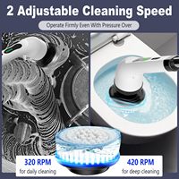 2025 gros sans fil électrique brosse de nettoyage filature brosse nettoyant 9 remplacement brosse électrique nettoyage pour le nettoyage de la maison