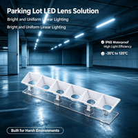 Module de lentille LED de qualité industrielle, 91 % de transmission, étanche IP65, performance stable pour entrepôt, hall industriel, atelier