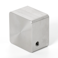 Module de vide à cavité en acier inoxydable à bride carrée, haute étanchéité, usinage CNC, brochage, perçage, étanchéité, usinage sur mesure