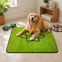 Tapis d'entraînement pour chien en herbe artificielle, moderne, lavable, imperméable, super absorbant, antidérapant, réutilisable pour usage intérieur