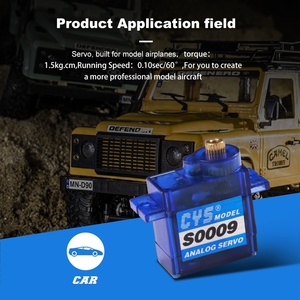 Hot Bán Sản Phẩm CYS-S0009 9G 1.5Kg 21T Lõi Sắt Bánh Răng Nhựa RC Servo Cho Thuyền 1:18 Máy Bay Trực Thăng Xe - Product Image 6