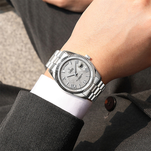 CADISEN C8185 hombres relojes natación 10Bar impermeable tornillo corona Japón Miyota movimiento reloj mecánico nueva versión reloj de pulsera - Product Image 5