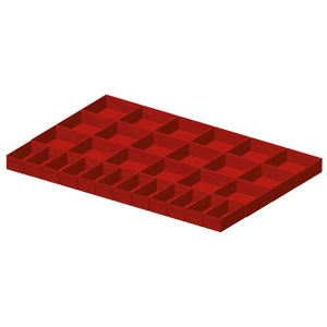 Separadores de 30 elementos para cajones Fami Master 1020x726mm, 75 mm frontal - Product Image 1