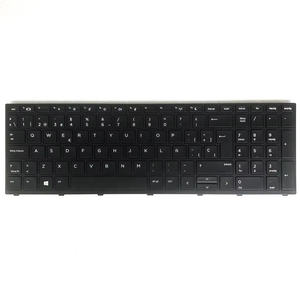 Teclado de ordenador portátil QWERTY español SP original para HP Probook 450 <span class=keywords><strong>G5</strong></span> <span class=keywords><strong>455</strong></span> <span class=keywords><strong>G5</strong></span> 470 <span class=keywords><strong>G5</strong></span> sin retroiluminación con marco negro LA Latin - Product Image 2