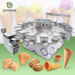 เครื่องผลิตวาฟเฟิลโรลไอศกรีมแบบใหม่ 380V สำหรับเชิงพาณิชย์ อเนกประสงค์ ผลิตจากสแตนเลส 304 ประสิทธิภาพสูง สำหรับการผลิตวาฟเฟิลโคน - Product Image 1