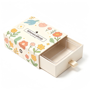 Boîte à tiroir rigide personnalisée avec doublure souple, boîte en carton coulissante polyvalente pour bijoux, articles divers, papeterie et petites pièces - Product Image 6