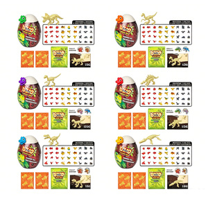 Nouveautés 2026 : Ensemble de figurines dinosaures œufs surprise, jouets <span class=keywords><strong>en</strong></span> capsule pour enfants, figurines d'animaux, œufs mystères, cadeau pour enfants - Product Image 2