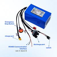 Baterai Drone Robot Kustom 21700-40PL 70A Paket Li-ion High-Discharge 36V-48V 8-Cell BMS CAN RS485 AGV UAV OEM