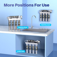 Système de filtration d'eau domestique sous évier, filtre à eau mural ou sur table, système de filtration UF