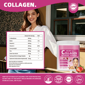 Produits de beauté tout-en-un au <span class=keywords><strong>collagène</strong></span> hydrolysé, marque privée OEM/ODM, poudre éclatante à la vitamine C, compléments professionnels pour les soins de la peau - Product Image 5