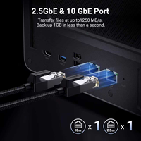Serveur NAS UGREEN DXP6800 Plus à 6 baies, stockage réseau 10 Gbe SFP+, Intel I3 DDR5, 196 To RAID, SOHO