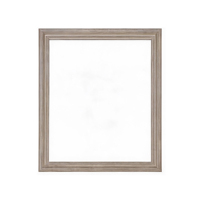 Cadre de peinture à l'huile en bois de pin véritable doré antique de luxe, cadre décoratif classique sculpté, grande taille personnalisée pour galerie