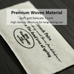 Sew on Non-Woven Washable Rectangle/Square Low MOQ Design Custom Private <b>Name</b> Logo No Fold T Shirt <b>Labels</b> for Garment Shoes Bags - Product Image 2