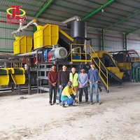 Machine à déchiqueter les pneus TBR, séparateur de fils de pneus, broyeur de caoutchouc secondaire