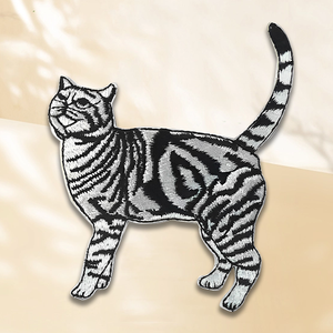 Toppa in tessuto di fabbrica ricamata in ferro su toppa personalizzata per ricamo di cani e <span class=keywords><strong>gatti</strong></span> - Product Image 2