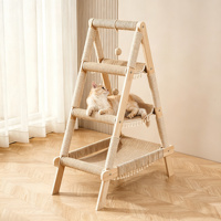Vente directe usine : Arbre à chat multicouche écologique avec structure d'escalade en corde de sisal intégrée et maison à gratter
