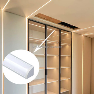 1509 10aw/BW đen anodized dẫn nhôm hồ sơ, dẫn dải ánh sáng nhôm đùn hồ sơ kênh với bộ khuếch tán - Product Image 6