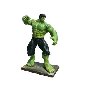 Moderno personalizado películas <span class=keywords><strong>de</strong></span> acción <span class=keywords><strong>de</strong></span> fibra <span class=keywords><strong>de</strong></span> vidrio con diseño <span class=keywords><strong>de</strong></span> tamaño <span class=keywords><strong>Hulk</strong></span> estatua - Product Image 1
