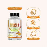 HDK OEM ODM Gélules de Curcuma et Curcumine 1500mg avec Poivre Noir pour le Soutien Articulaire, Musculaire, Immunitaire et Anti-inflammatoire Végétalien