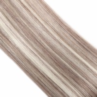 Extensions de cheveux naturels pré-collées en I-Tip pour salons, double épaisseur, cuticules intactes, sans nœuds, mèches Remy.