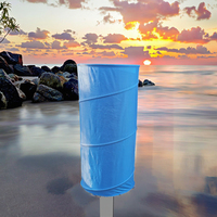 Tente de douche extérieure pliable portable pour une personne en tissu Oxford, ouverture rapide automatique, installation facile, toilettes mobiles, douche, vestiaire