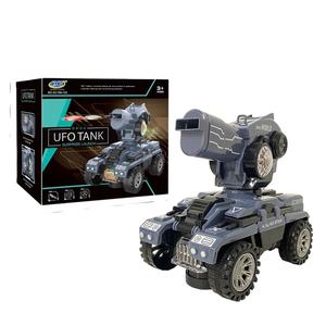 Vente chaude <span class=keywords><strong>de</strong></span> chars <span class=keywords><strong>de</strong></span> combat électriques pour enfants voiture jouet électrique pour enfants avec soucoupe volante tir et lumières - Product Image 3