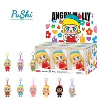 Vente en gros POP MART Angry Molly Angry Energy Series Pendentif porte-clés en peluche, Jouets en peluche personnage Molly, Breloque de sac et porte-clés
