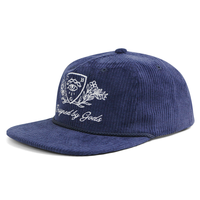 Casquette Snapback HS24 à 5 panneaux en polyester à visière plate avec design en corde tressée, unisexe, adulte, pour l'automne/hiver, usage quotidien