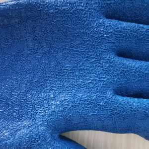 قفازات عمل ثقيلة مطلية بالنخيل من اللاتكس المتجعد مع قفازات حماية للعمل بقبضة ممتازة - Product Image 5