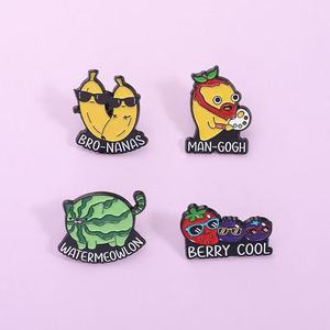 ปิ่นเคลือบสังกะสีอัลลอยเคลือบรูปสัตว์รูปพีระมิดผลไม้<span class=keywords><strong>รูป</strong></span>สัตว์ของขวัญสำหรับงานเลี้ยง - Product Image 1