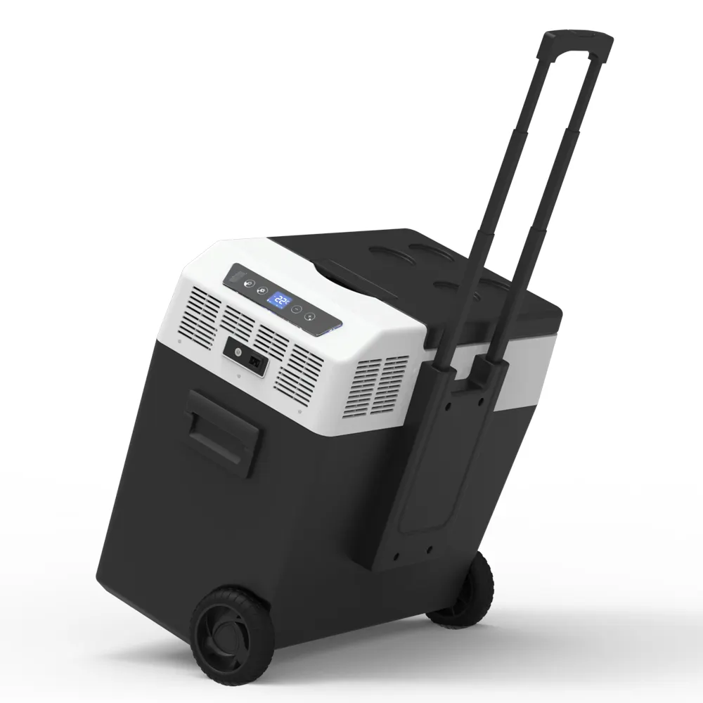 FORZEN 12v 50L Авто Портативный 12/24V Автомобильный компрессорный холодильник с морозильной камерой для грузовика на открытом воздухе проточный водонагреватель Электрический