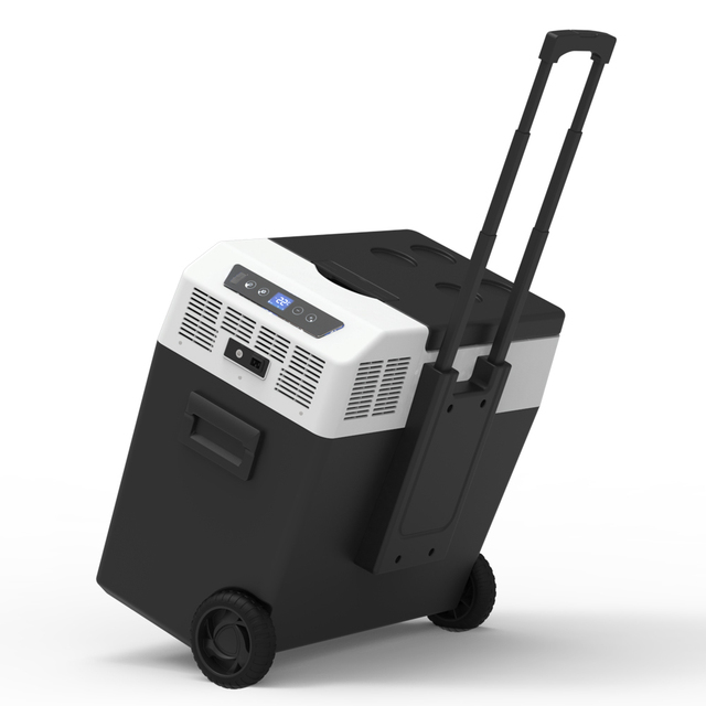 FROZEN 30L Solar Fridge Dc 12v 24v Car Refrigerator with Compressor Outdoor Camping Freezers