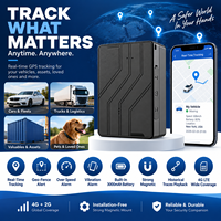 Traceur GPS 4G sans fil magnétique pour le suivi d'actifs, localisateur de véhicule, suivi GPS en temps réel, géolocalisation, alarme de vibration, OTA