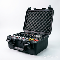 Console de mixage audio portable professionnelle avec Bluetooth, lecteur MP3 USB, effet de réverbération, amplificateur de puissance, table de mixage DJ tout-en-un