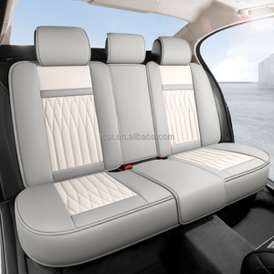 Housse de siège auto complète en cuir Nappa confortable avec soutien latéral 5D toutes saisons pour Renault Captur Clio Arkana <span class=keywords><strong>Kadjar</strong></span> Élégant - Product Image 4