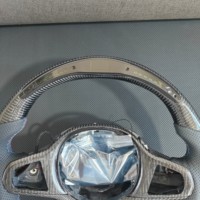 Volant de direction en fibre de carbone personnalisé avec LED pour BMW Série 3 4 5 6 7 8 G20 G2X G3X M3 M4 M5 330i 330e 340i 440i