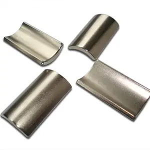 Custom N38 N42 N45 N48 N50 N52 Strong Neodymium Segment Shape Magnet For Motor