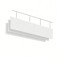 Panneaux de plafond suspendus verticalement 600x1200, lignes longues, panneaux ondulés, décoratifs, courbés, installation rapide, finition grain de bois