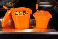 Jiwins PP Plastic Hoge Kwaliteit Keuken Fruit & Groente Saladeslinger voor Groot Commercieel Hotelgebruik, Verpakt in Karton
