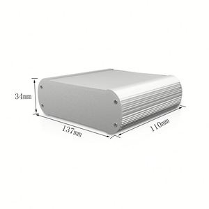 EBM 6063 Aluminum Alloy Heatsink Junction Box <b>Enclosure</b> Customizable CNC Milling Machining IP54 Outdoor Use Electronic <b>Enclosure</b> - Product Image 1
